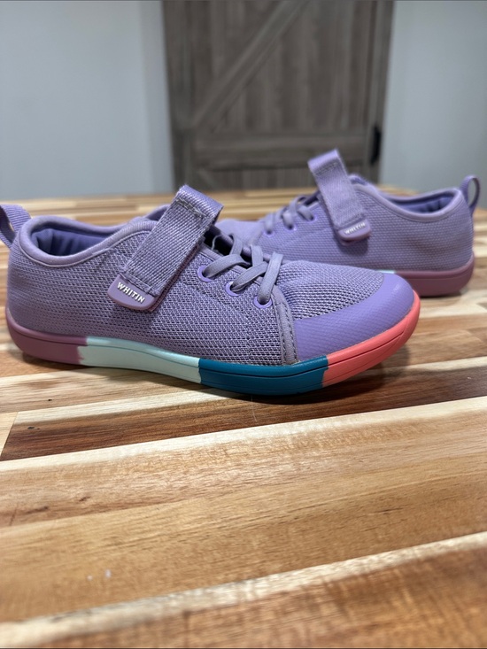 WHITIN Other - WHITIN Lavender Mesh Kids Sneakers with Multi-Color Sole 477